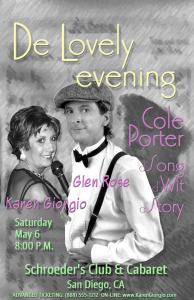 Karen Giorgio Cabaret Poster